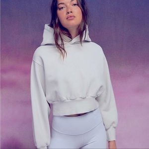 TNA cozyAF cropped hoodie.  Size xs